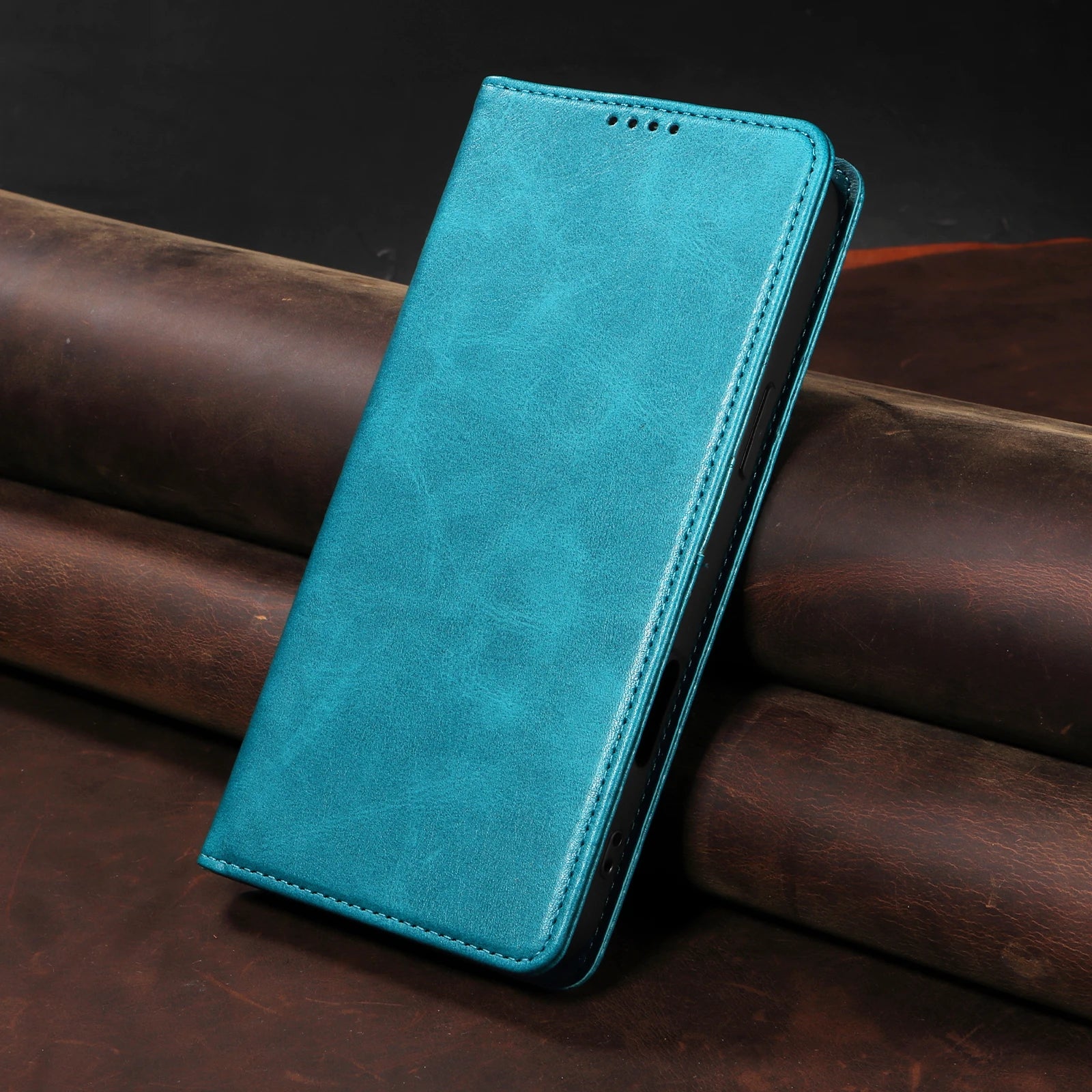 PU Leather Wallet Phone Case For iPhone 16E 16 Pro Max  15 Plus 14 13 12 Flip Cover Protective Magnetic With Picture Frame