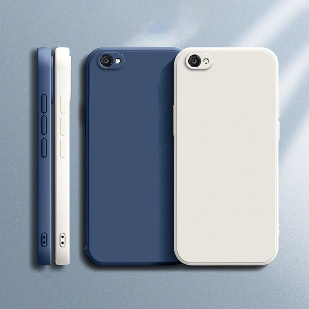 Square Liquid Silicone Soft Case For iphone 6 6s 7 8 Plus SE 2020 2022 Siquare Luxury Classic Phone Cover Funda