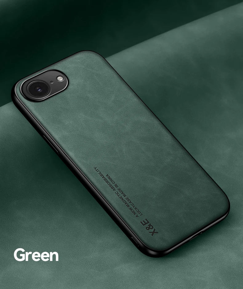 Magnetic Leather Case For iPhone 16E iPhone16E 5G Shockproof Silicone Soft Case Cover