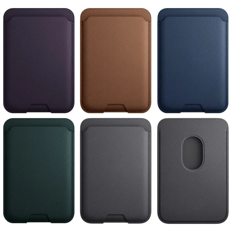 For Magsafe Leather Wallet For APPLE iPhone 16 12 13 14 15 17 Pro Max Plus Magnetic Card Holder Case Cover Accessories With Box