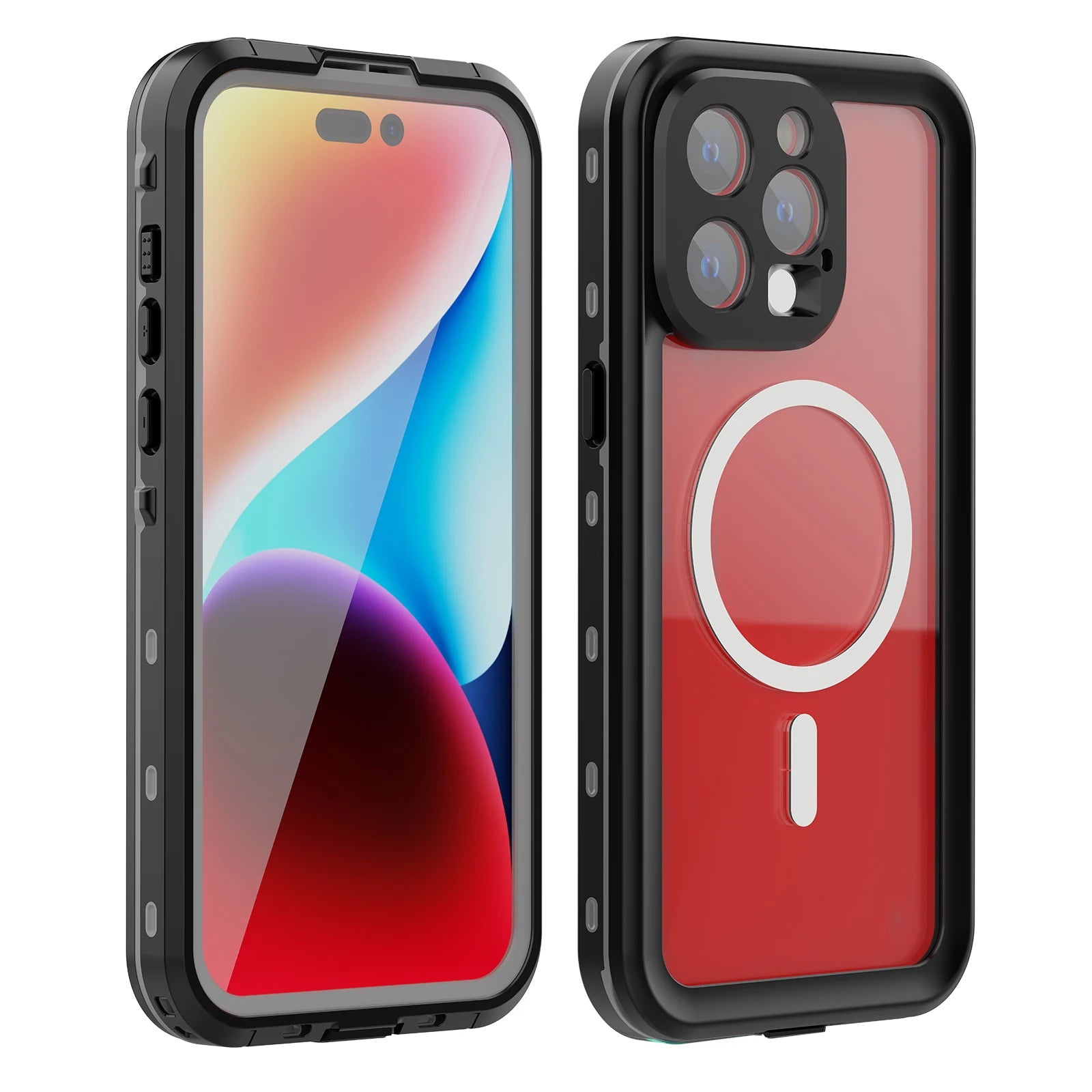 Shellbox Professional Waterproof Phone Case 360° Shockproof and Dustproof IP68 (Compatible with iPhone 17 Pro/16/15/14/13)