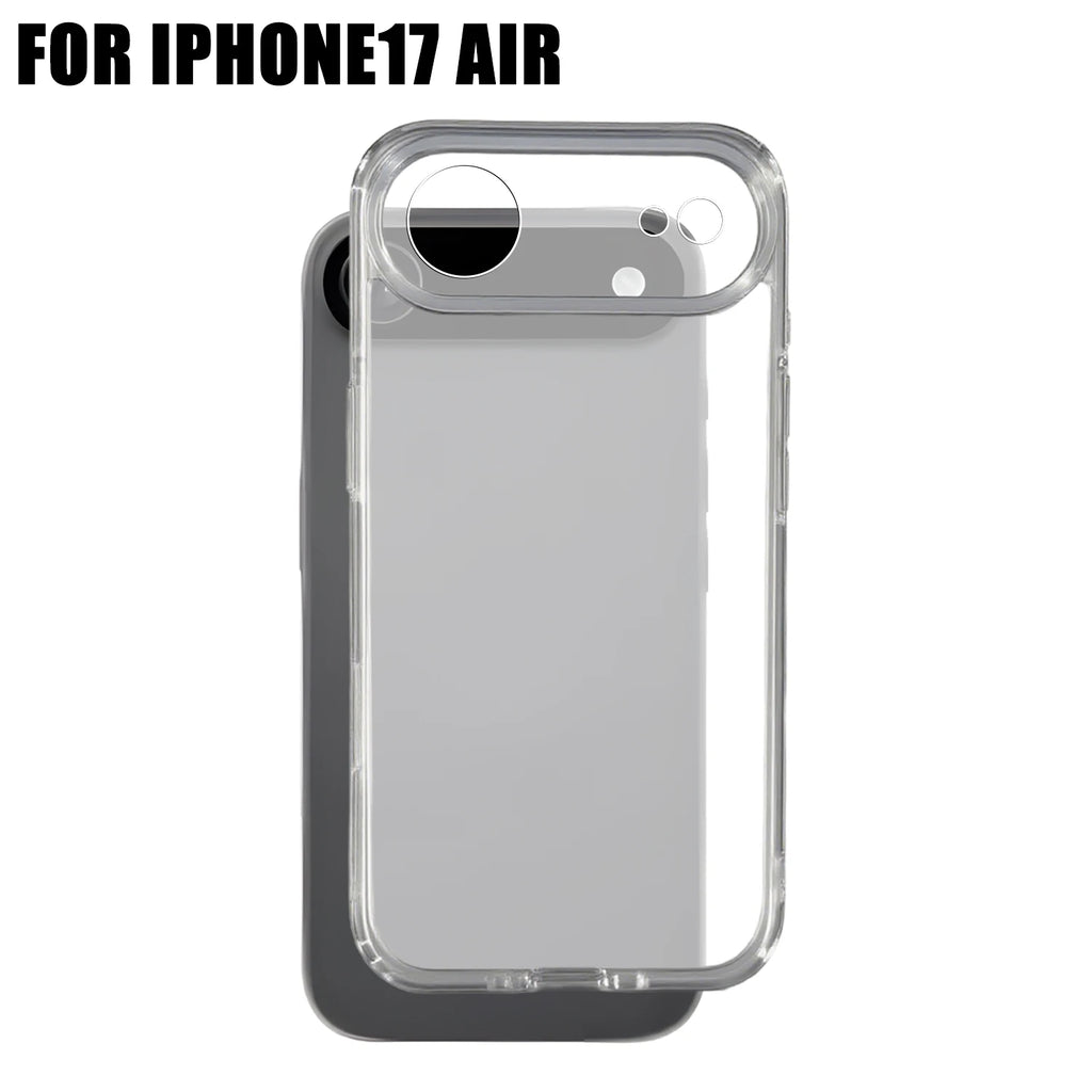Transparent Phone Cases for IPhone 17/17 Air/17 Pro/17 ProMax Corner Protection Shockproof Anti-scratch Clear Phone Covers