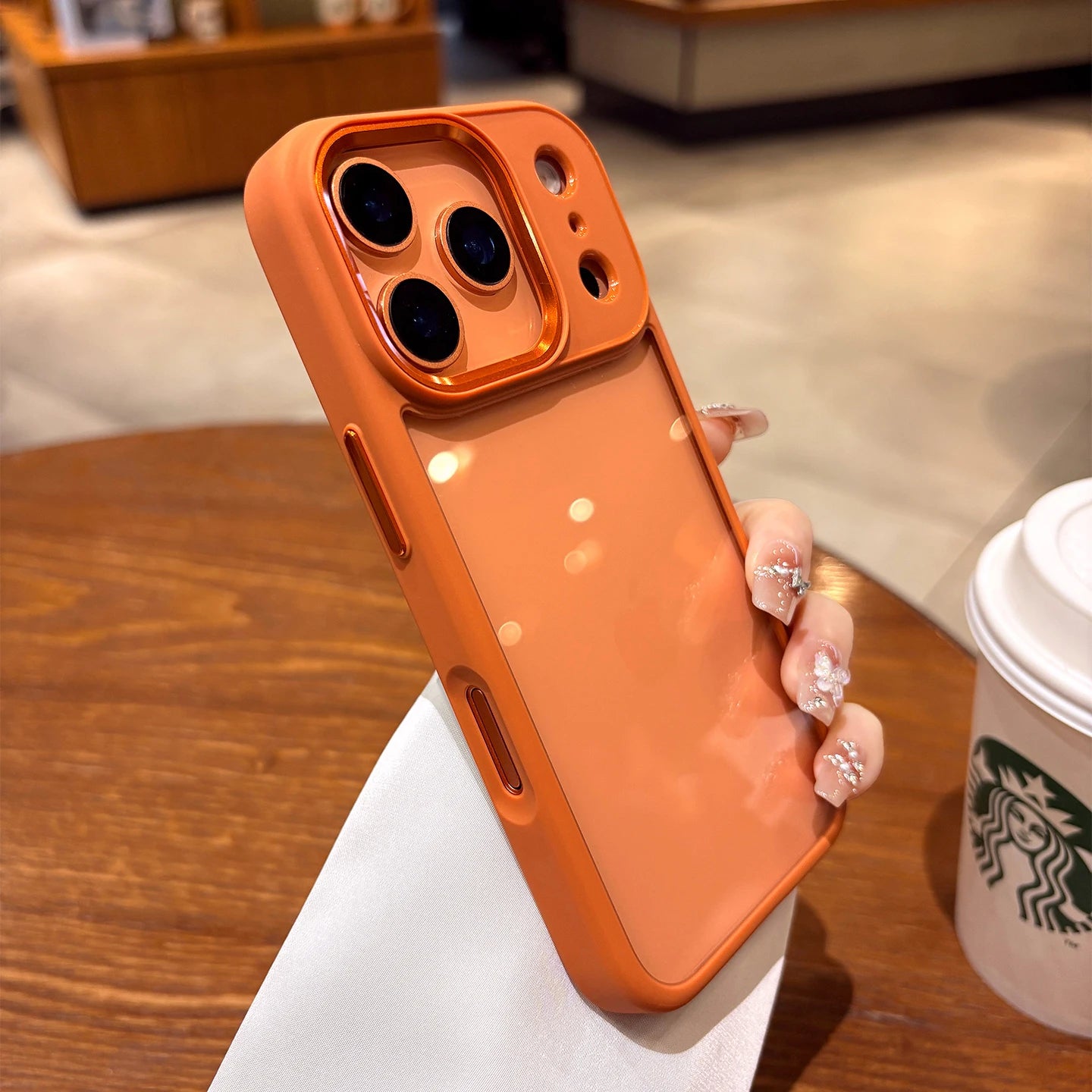 New Luxury Transparent Phone Case for iPhone 17 16 15 14 13 Pro Max Plus 17Pro Acrylic PC Hard Shockproof Cover for iPhone 17Air