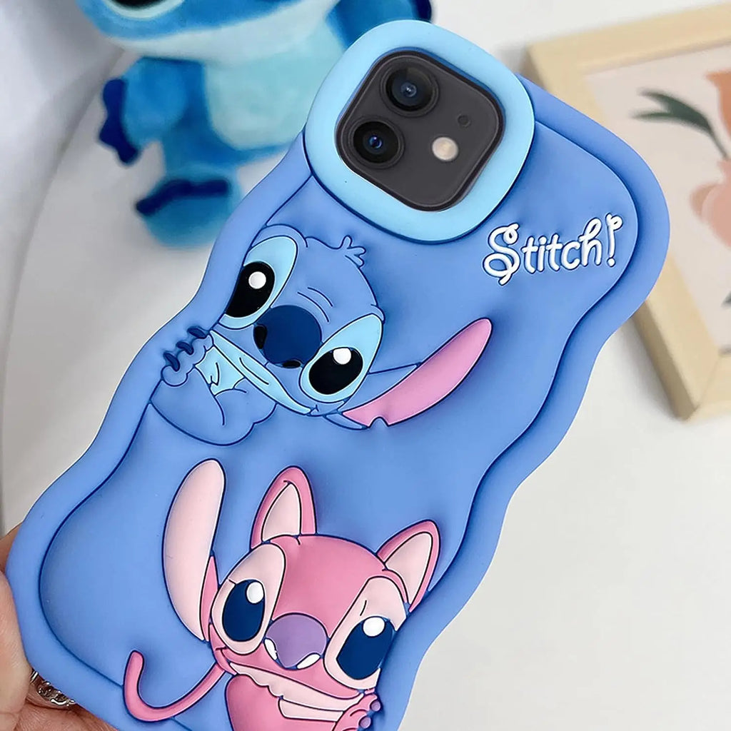 Silicone Wave Stitch Soft Cover Case For iPhone 16 15 14 13 12 11 Pro Plus mini Max Xs XR 6 7 8 SE