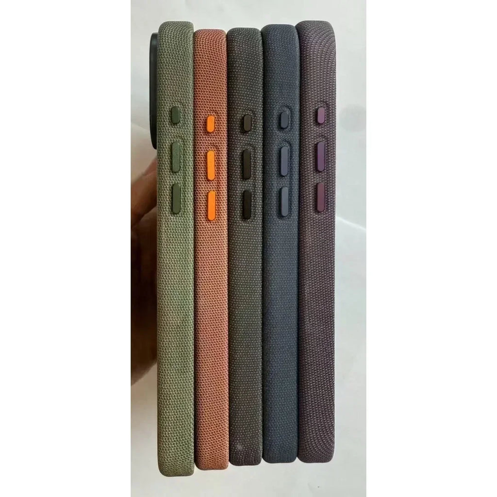 OP MagSafe Techwoven Magnetic Case for IPhone 17 Pro Max 17 Original Cases Wireless Charging Full Protect Cover with Packet Box