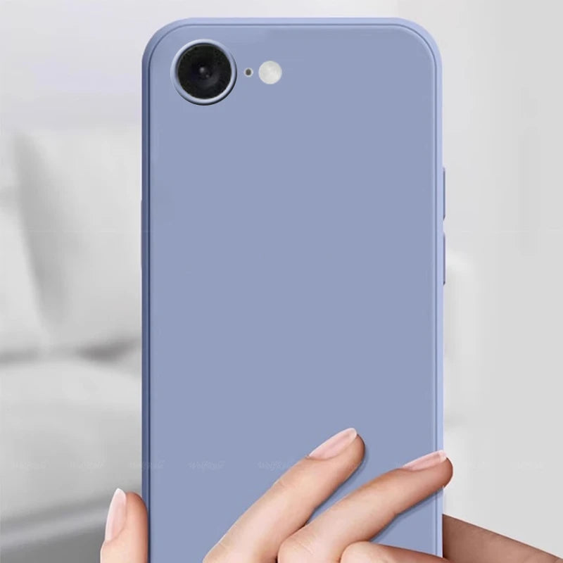 For Cover iPhone 16e Case For Apple iPhone 16e Capas New Liquid Silicone Bumper TPU Soft Cover For iPhone 16e iPhone16e Fundas