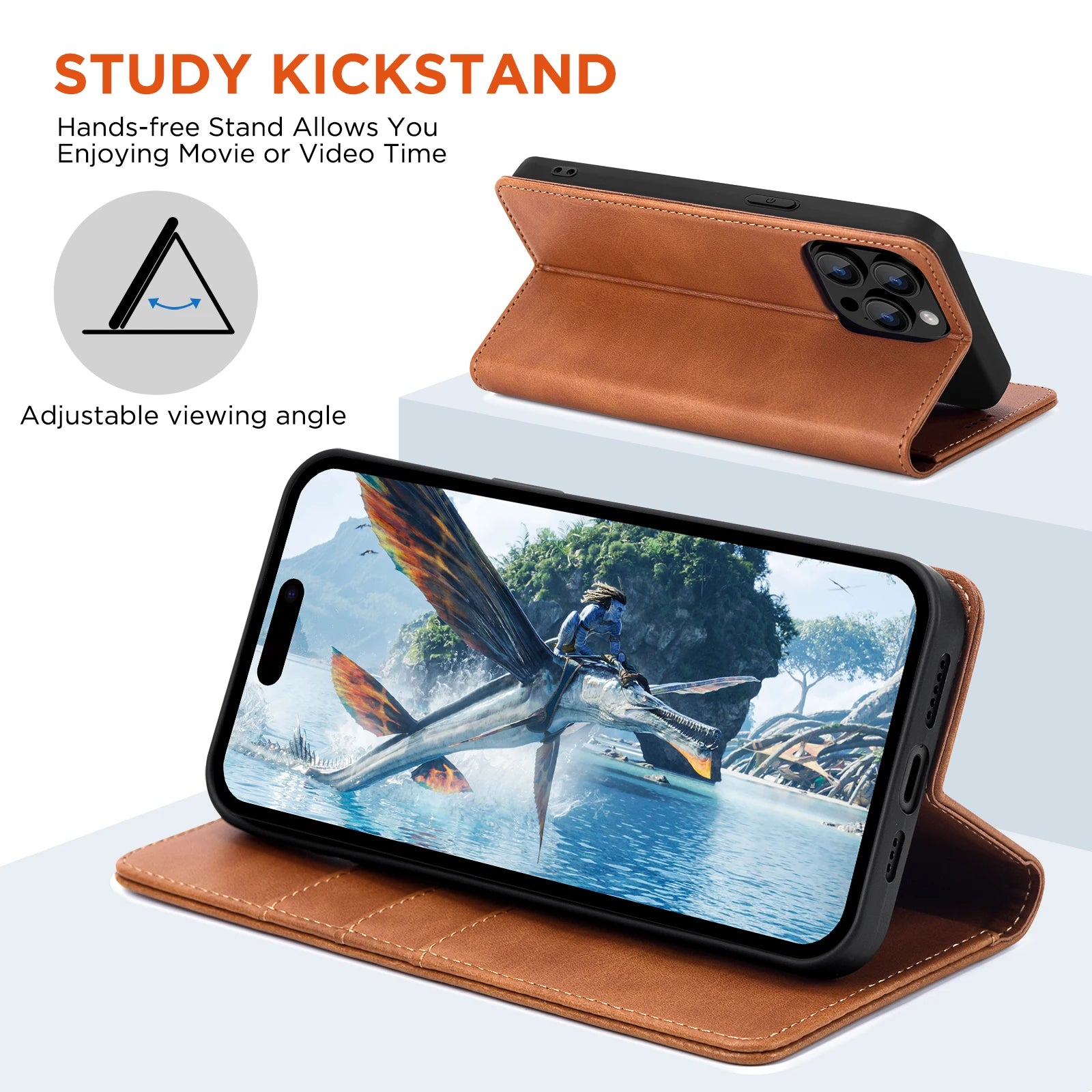 PU Leather Wallet Phone Case For iPhone 16E 16 Pro Max  15 Plus 14 13 12 Flip Cover Protective Magnetic With Picture Frame