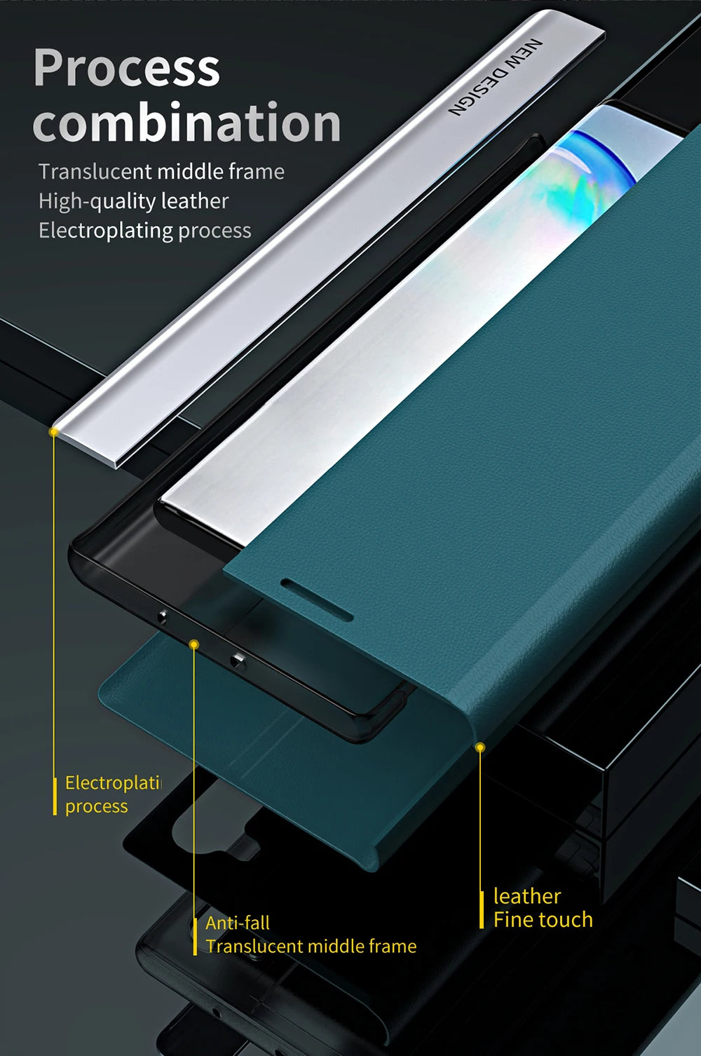 Funda For Samsung Galaxy S23 S22 S24 Ultra Case Leather Flip Plating Back Cover For Samsung S20 S21 FE Note 10 Plus 20 25 Ulltra