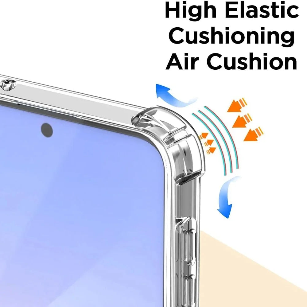 Transparent Phone Cases for IPhone 17/17 Air/17 Pro/17 ProMax Corner Protection Shockproof Anti-scratch Clear Phone Covers