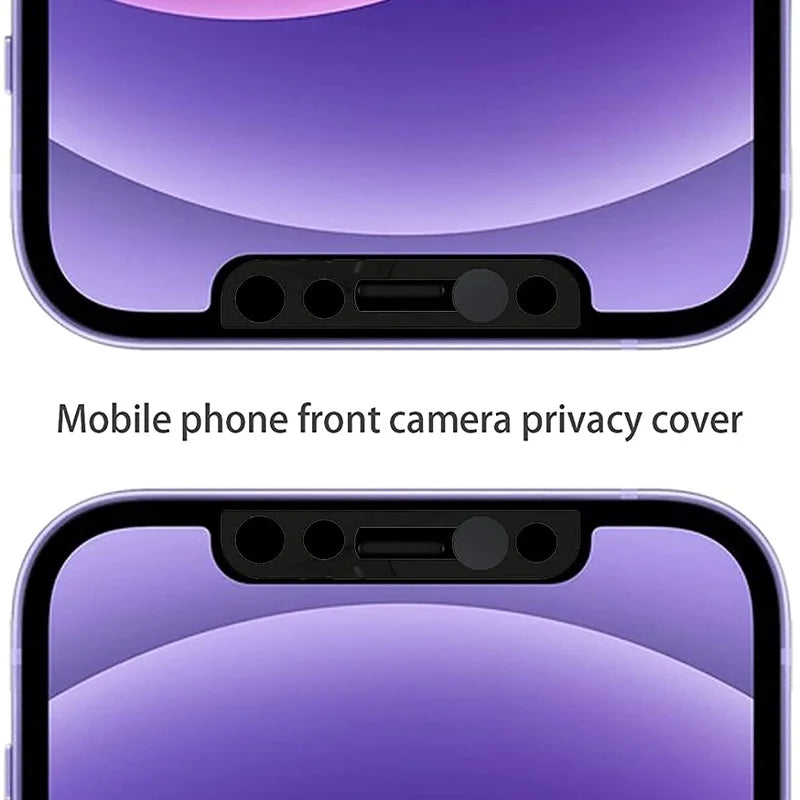 Utral Thin WebCam Cover Privacy Front Phone Lens Cover For iPhone XR 11 12 13 14 15 16 Pro Max Mini Camera Slider Protector Case