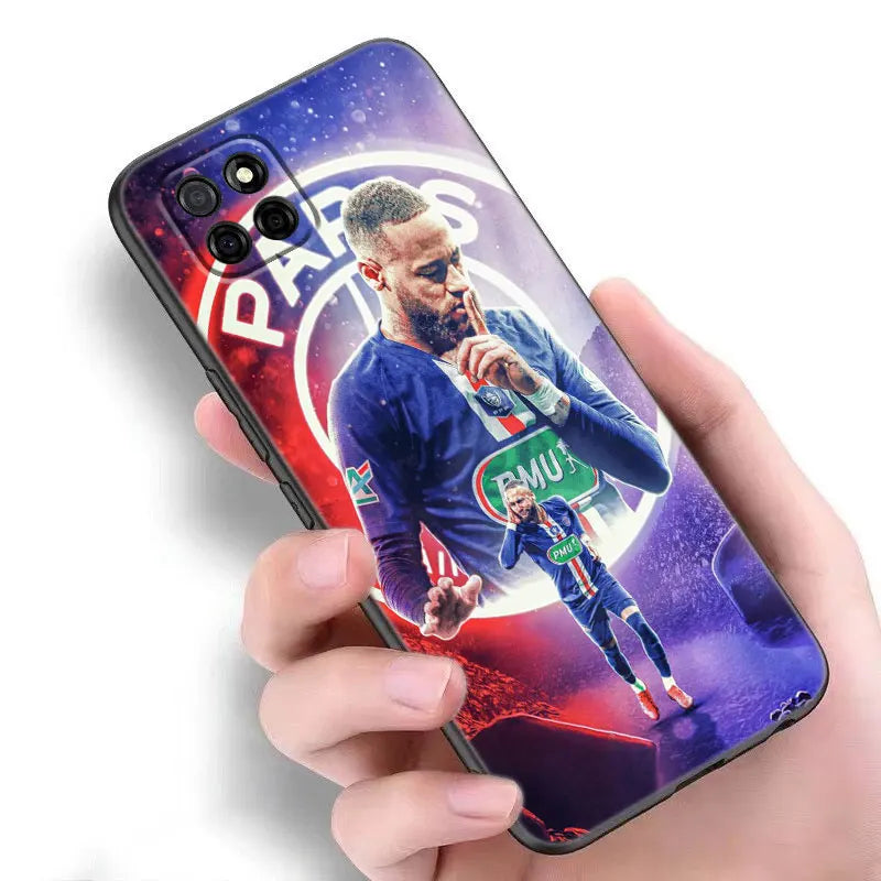 Neymar Mbappe Football Phone Case For Samsung A13 A22 A24 A32 4G A33 A34 A35 A52S A53 A54 A55 A73 5G A06 A12 A14 A15 A23 A51
