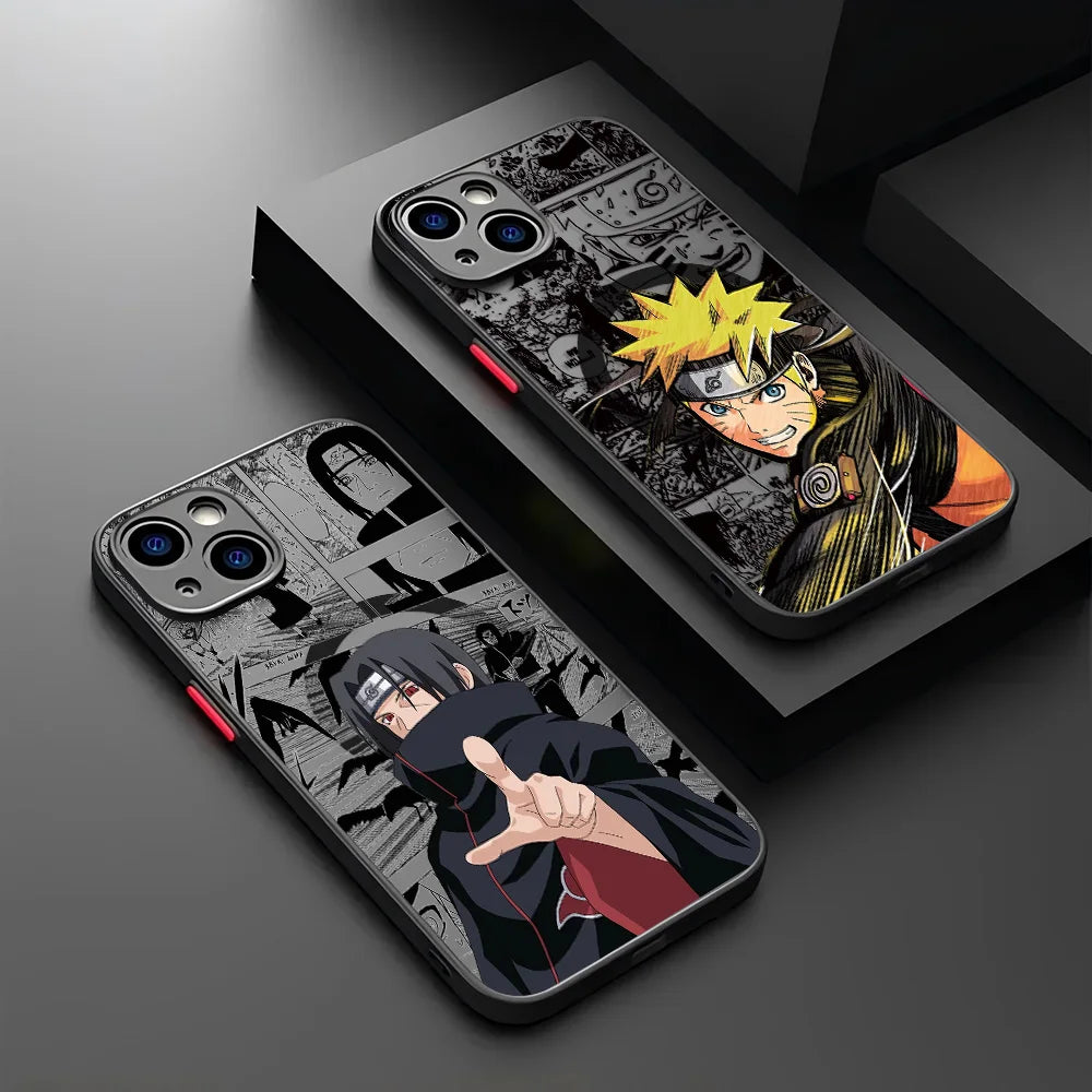 Hot Anime Narutos-ITACHIs Phone Case For IPhone 16 15 14 13 12 11 Pro Max Mini XR XS X 7 8 6 6s Plus Matte Magnetic Back Cover