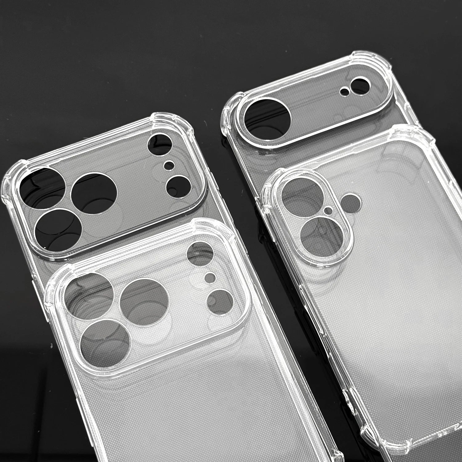 Transparent Phone Cases for IPhone 17/17 Air/17 Pro/17 ProMax Corner Protection Shockproof Anti-scratch Clear Phone Covers