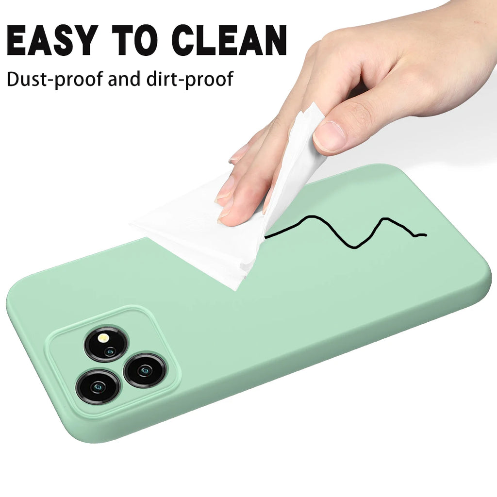 Shockproof Silicone Soft Case for ZTE Blade V50 Design 4G A54 A34 V40 Vita A52 V30, Smooth Touch Protective Cover Retail Package