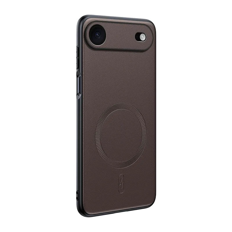 For Iphone 17 Air Case Magnetic Leather Shield Cover For Iphone 17 Air Anti-Fingerprint Non-Slip PC+TPU