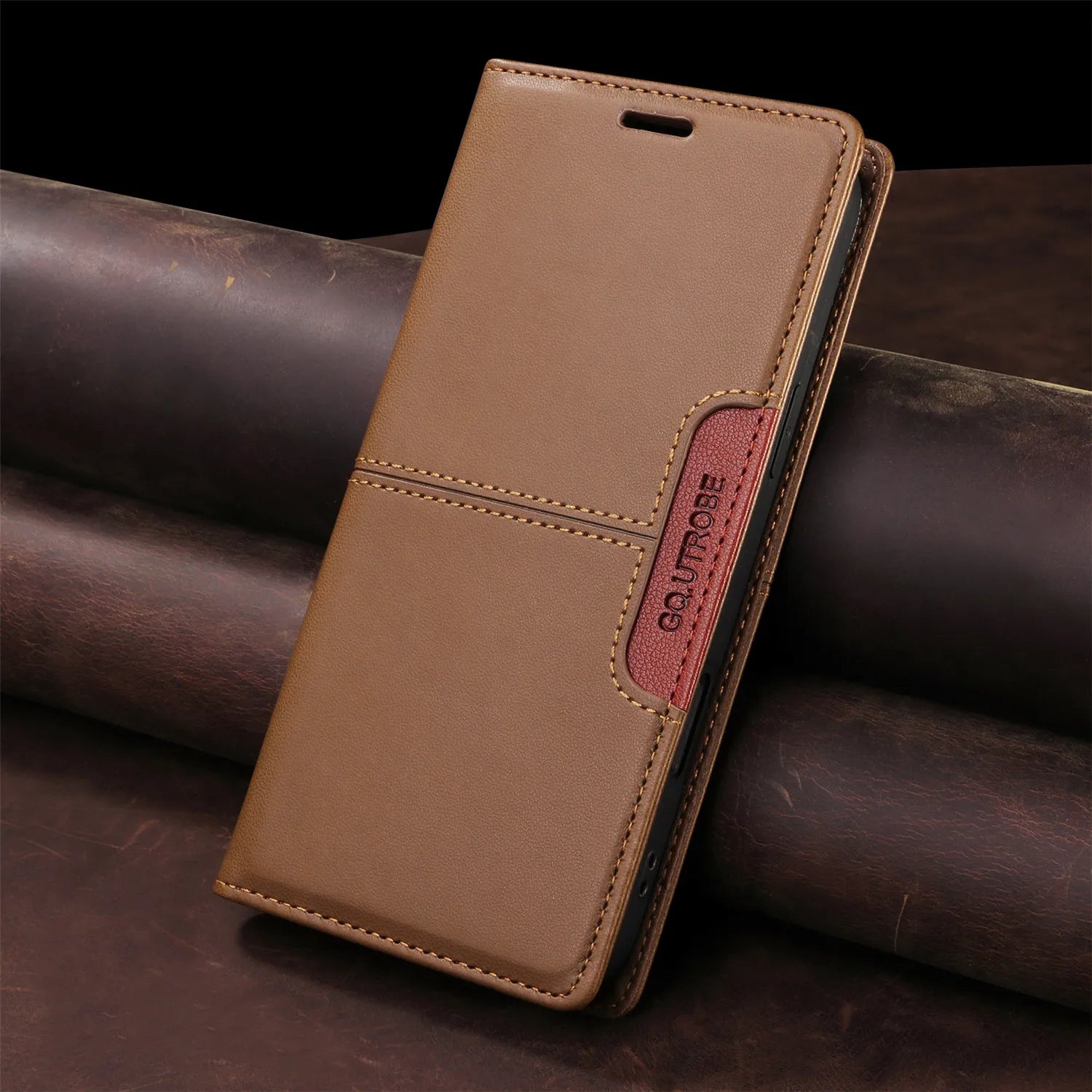 Leather Flip Phone Case For Samsung Galaxy S10 Plus S20 S21 FE S22 S23 S24 S25 Note20 Ultra Magnetic Wallet Bracket Protect Cove