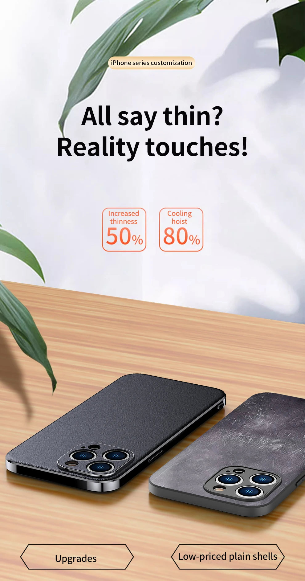 Genuine Cowhide Leather Phone Case for iPhone 16 14 11 12 13 15 Pro Max Plus 16Pro Luxury Plating Full Lens Protection Cover