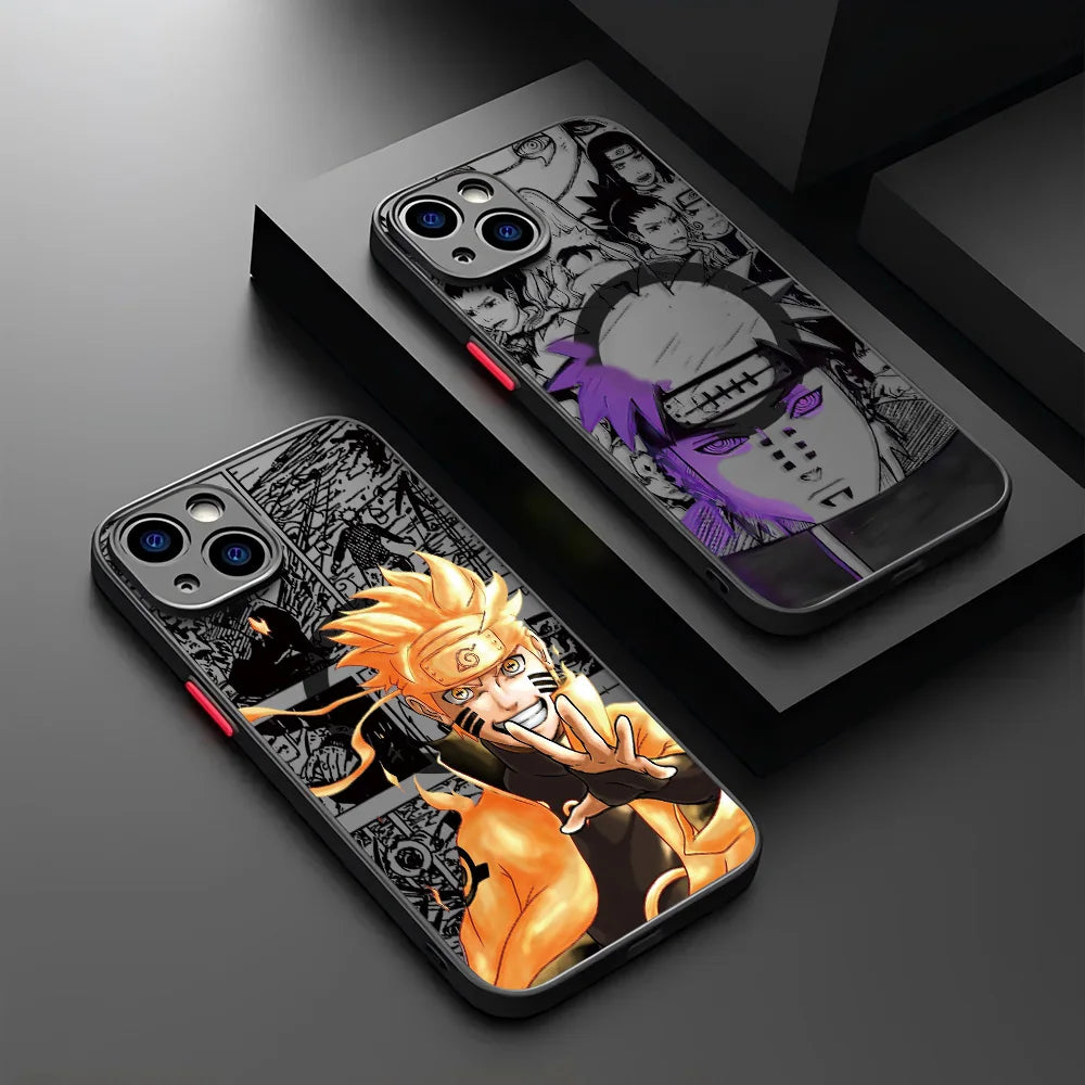 Hot Anime Narutos-ITACHIs Phone Case For IPhone 16 15 14 13 12 11 Pro Max Mini XR XS X 7 8 6 6s Plus Matte Magnetic Back Cover