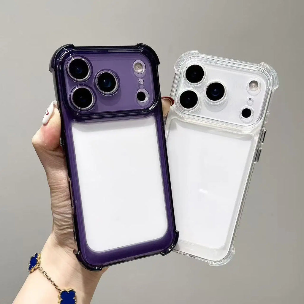 Luxury Shockproof Transparent Phone Case For iPhone 17 Pro 16 15 14 13 12 11 17 Pro Max 17 Air Clear Soft Bumper Cases Cover