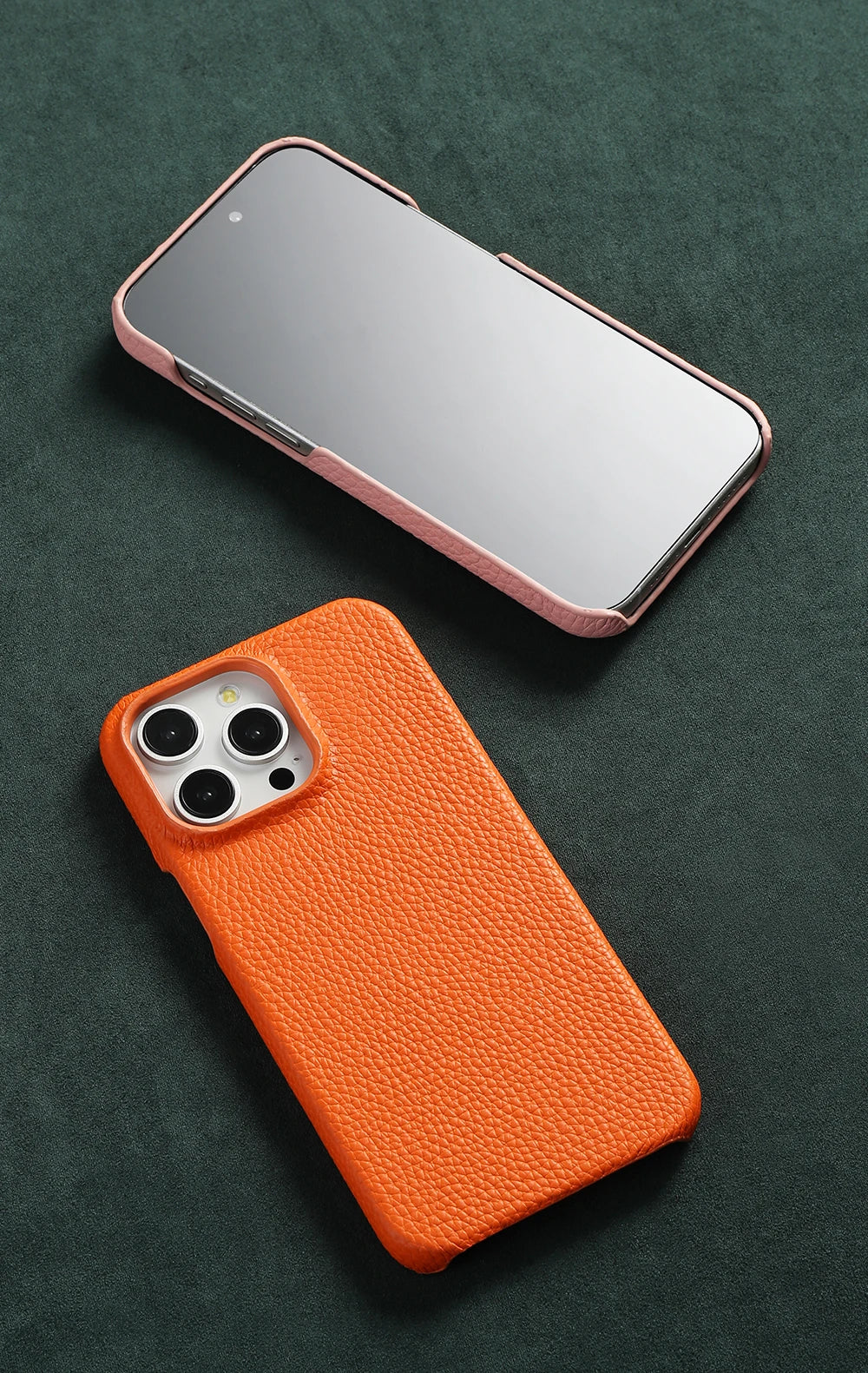 for Magsafe Case for iPhone 17 15 16 Pro Max Air 17Pro Natural Cowhide Lychee Leather Magnetic Protector Luxury Phone Back Cover