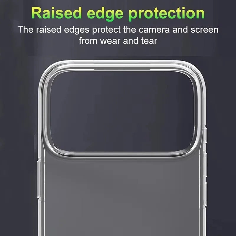 Luxury Transparent Soft Silicone Phone Case For iPhone 17Pro Max 17Pro 17 Air Ultra Thin Clear Cases Cover For iPhone 17 Pro Max