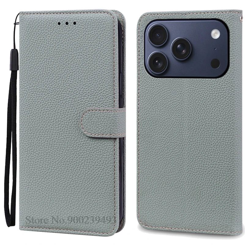 For iPhone Air Case iPhone 17 Case Wallet Leather Flip Cover For iPhone 17 Pro Max Phone Case Wallet Pouch Flip Fundas iPhone17